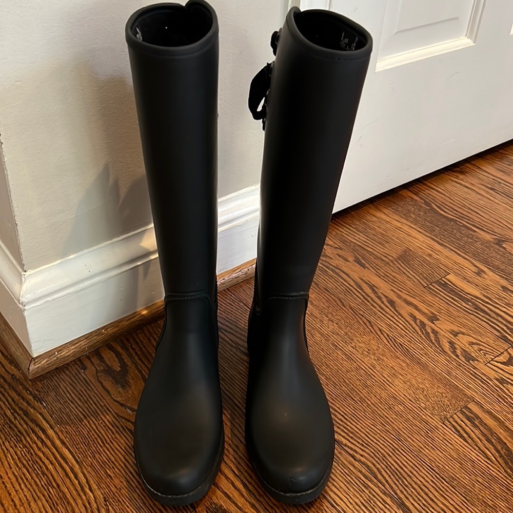 COACH Tristee Ribbon Rain boots